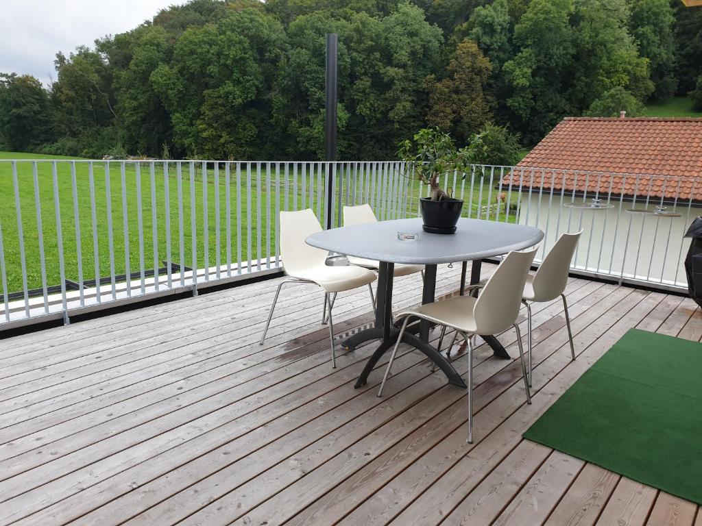 Balkón nebo terasa v ubytování Panorama Penthouse