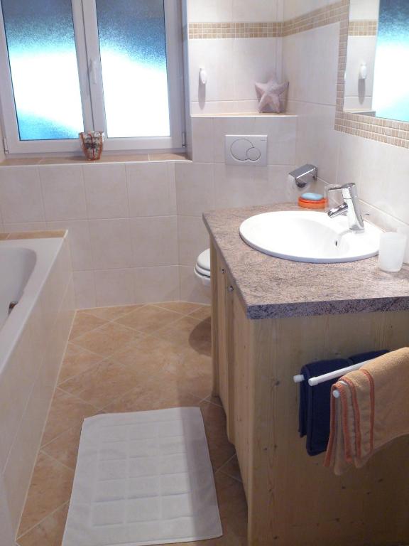 Koupelna v ubytování Appartement Claudia