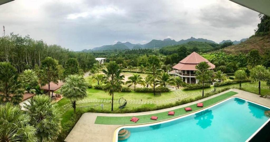 Nespecifikovaný výhled na hory nebo výhled na hory při pohledu z bed and breakfast