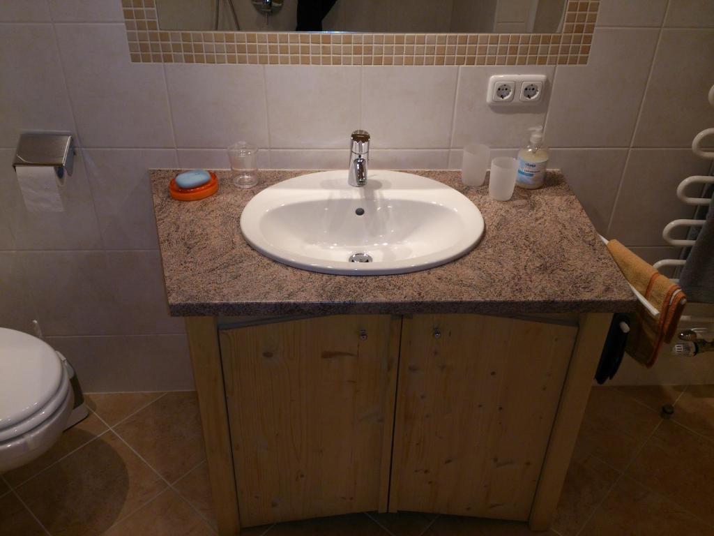 Koupelna v ubytování Appartement Claudia
