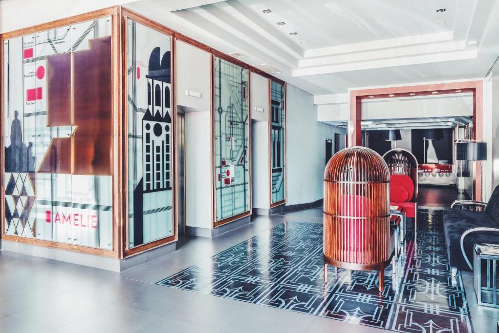 Posezení v ubytování Amelie Hotel Manila