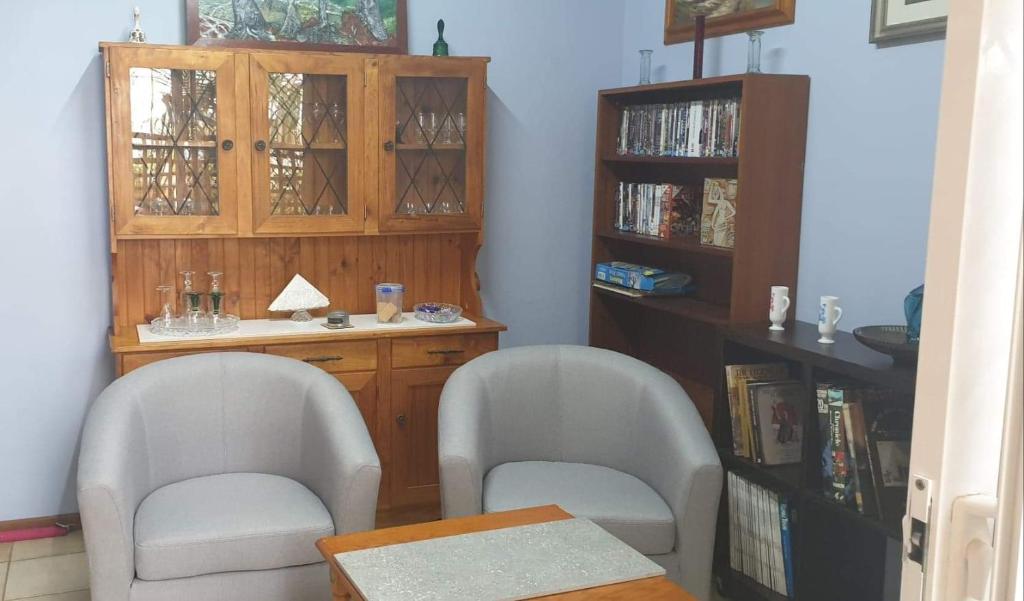 Knihovna v bed and breakfast
