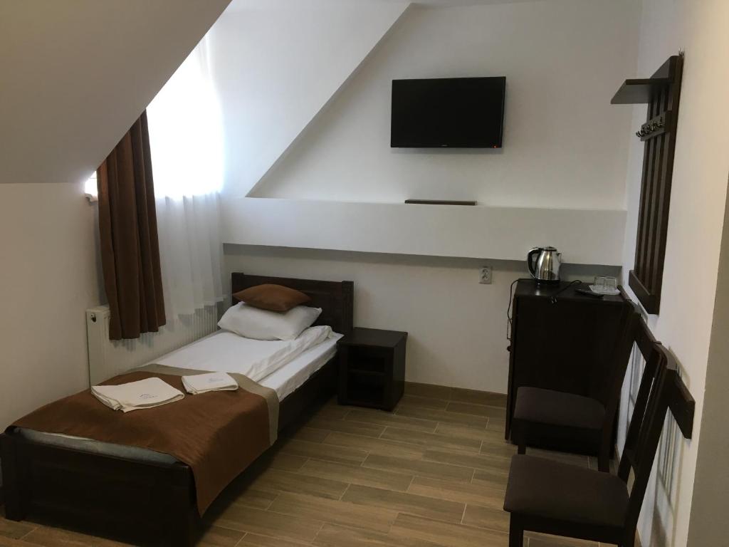 Postel nebo postele na pokoji v ubytování Europa