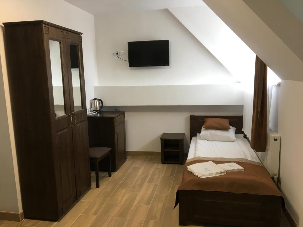 Postel nebo postele na pokoji v ubytování Europa