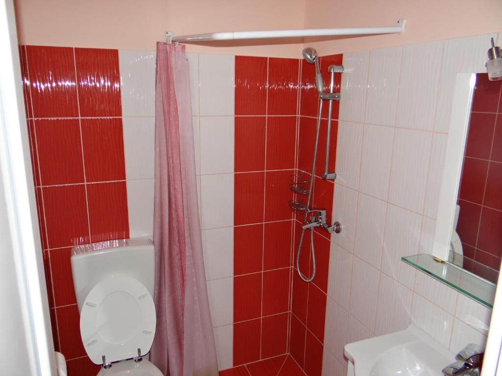Koupelna v ubytování Marinica Apartman