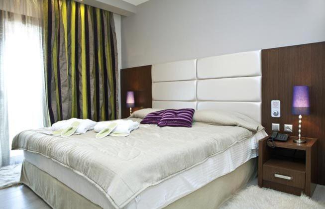 Posteľ alebo postele v izbe v ubytovaní Hotel Konaki