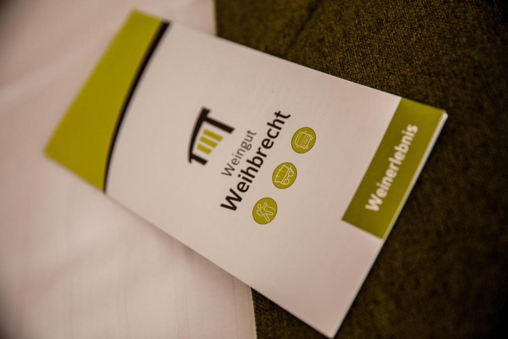 Certifikát, hodnocení, plakát nebo jiný dokument vystavený v ubytování Wein & Bett Weihbrecht