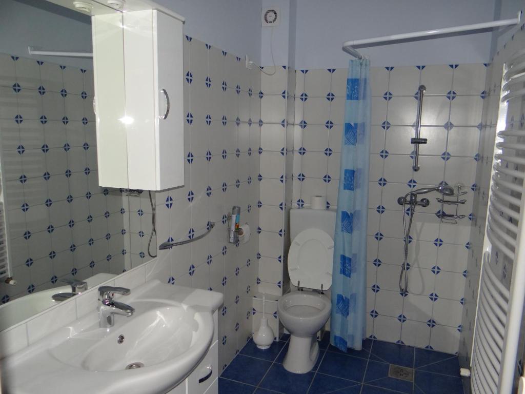 Koupelna v ubytování Marinica Apartman