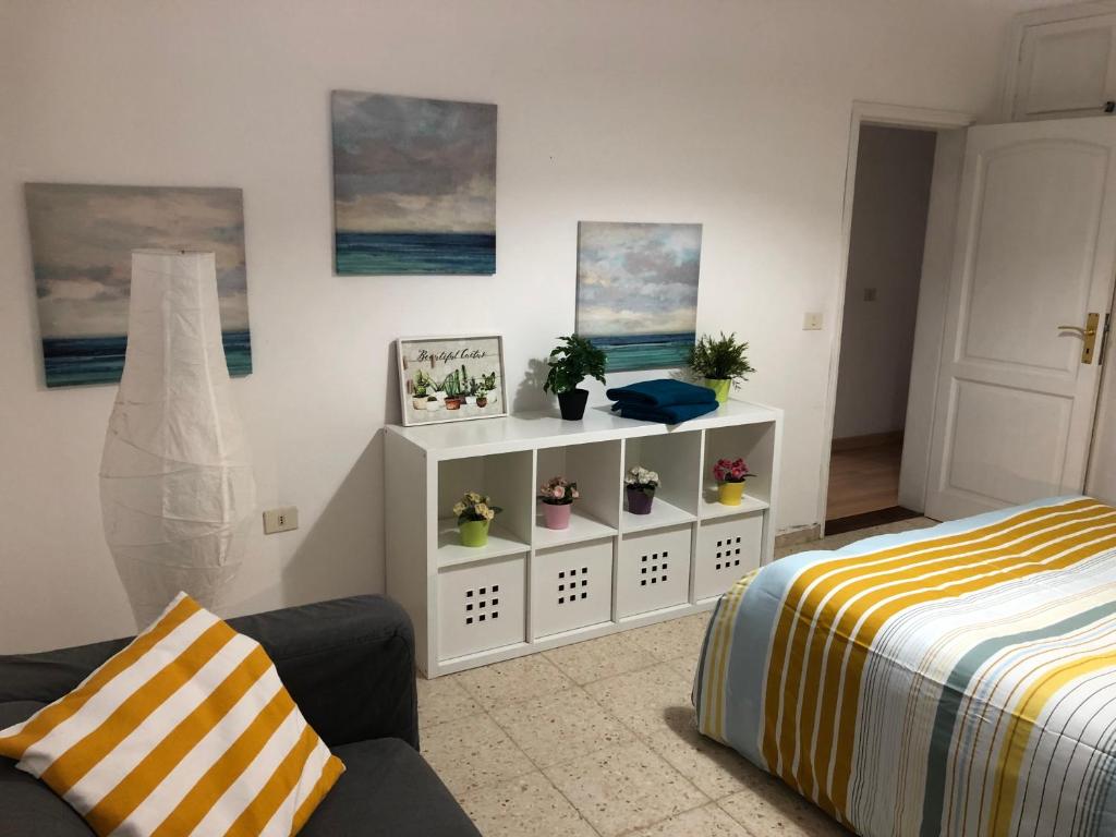 Postel nebo postele na pokoji v ubytování Playa de Caleta de Famara