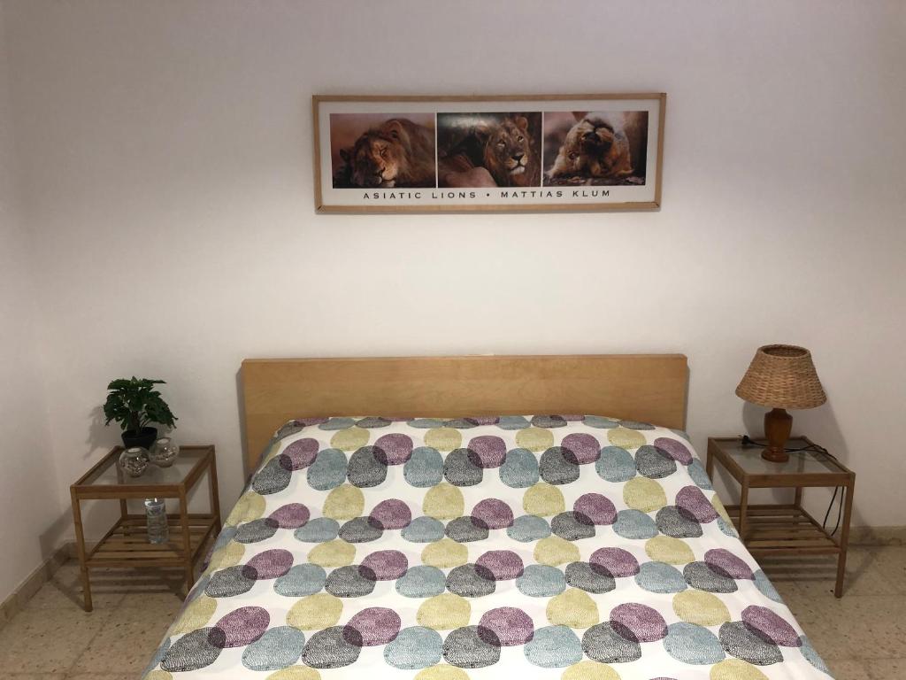 Postel nebo postele na pokoji v ubytování Playa de Caleta de Famara