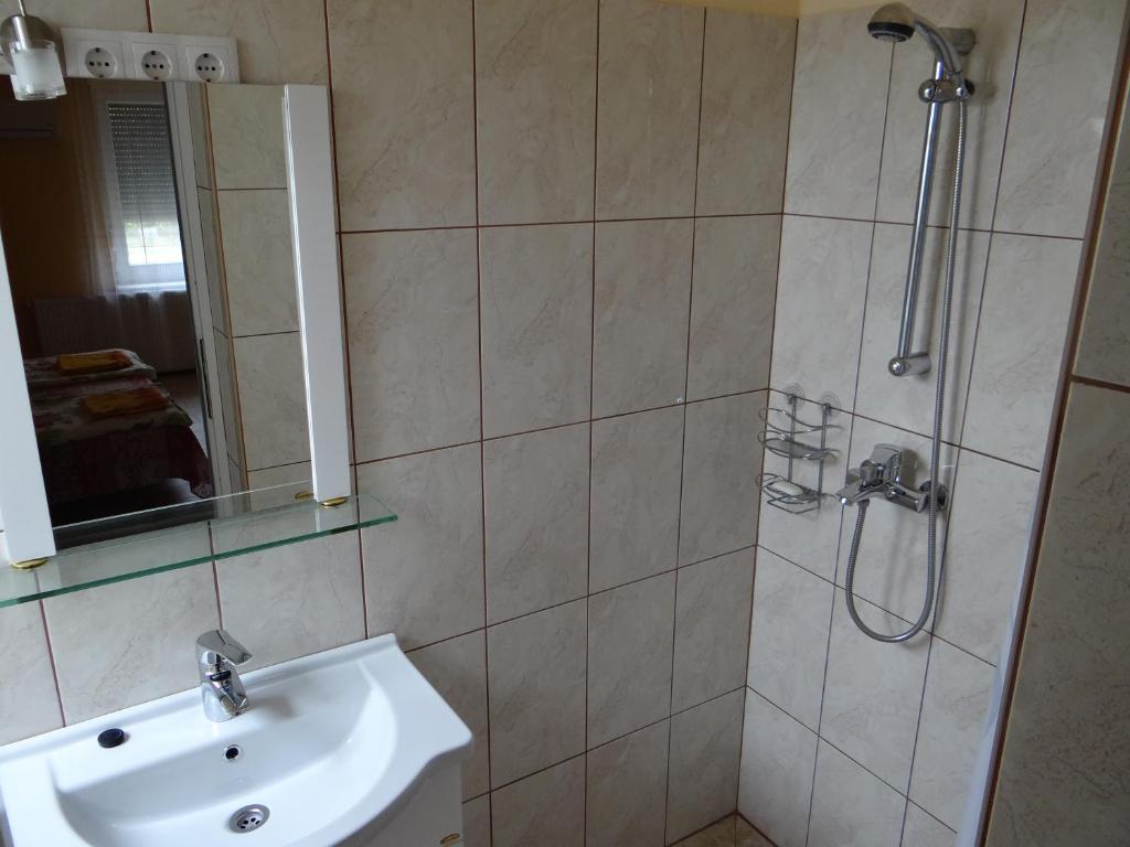 Koupelna v ubytování Marinica Apartman