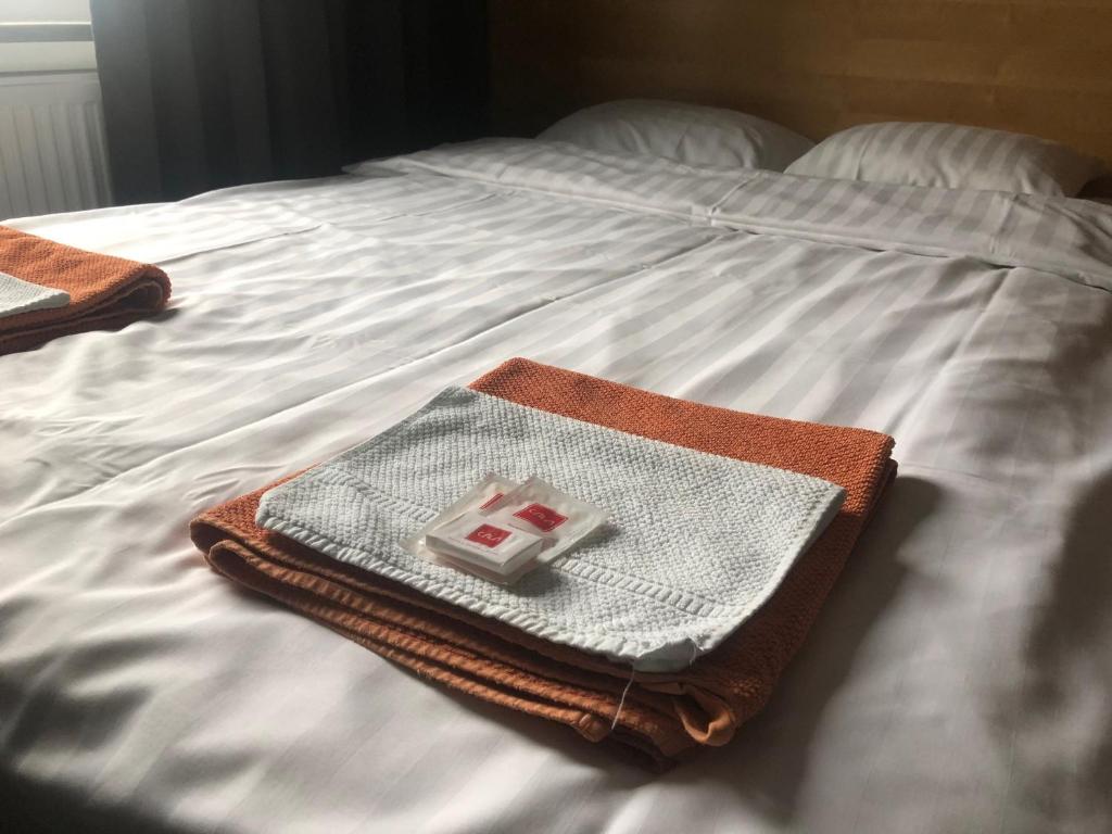 Postel nebo postele na pokoji v ubytování Hotel Lapland River