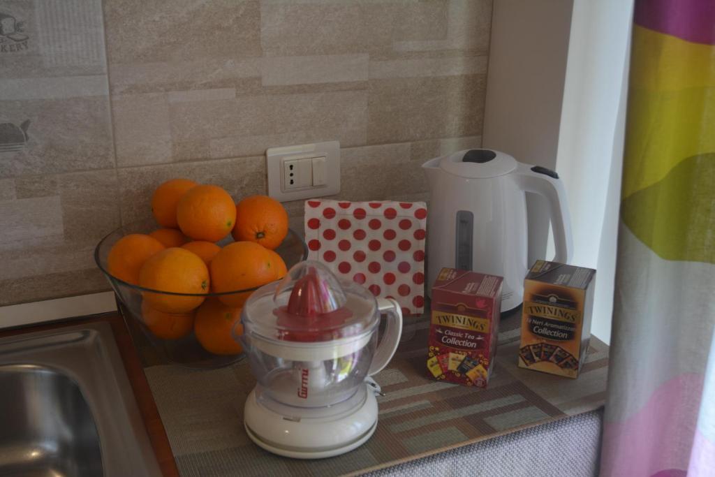 Coffee and tea making facilities at ART B&B