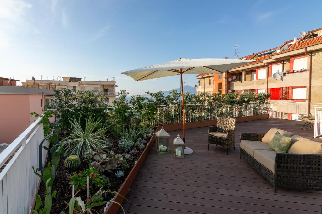 Balkón nebo terasa v ubytování Il Melograno Relais