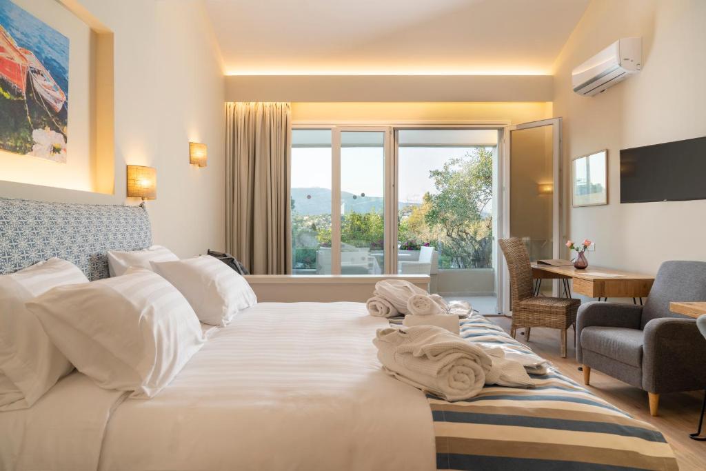 Letto o letti in una camera di Art Hotel Debono