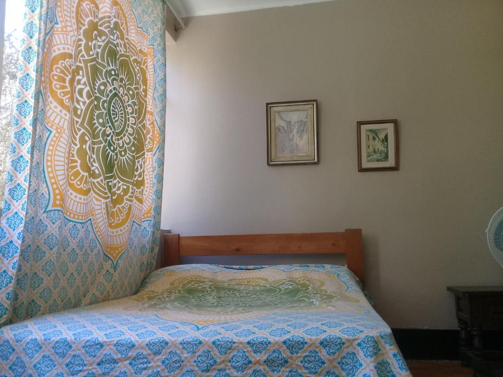 Postel nebo postele na pokoji v ubytování Hospedaje Rocha