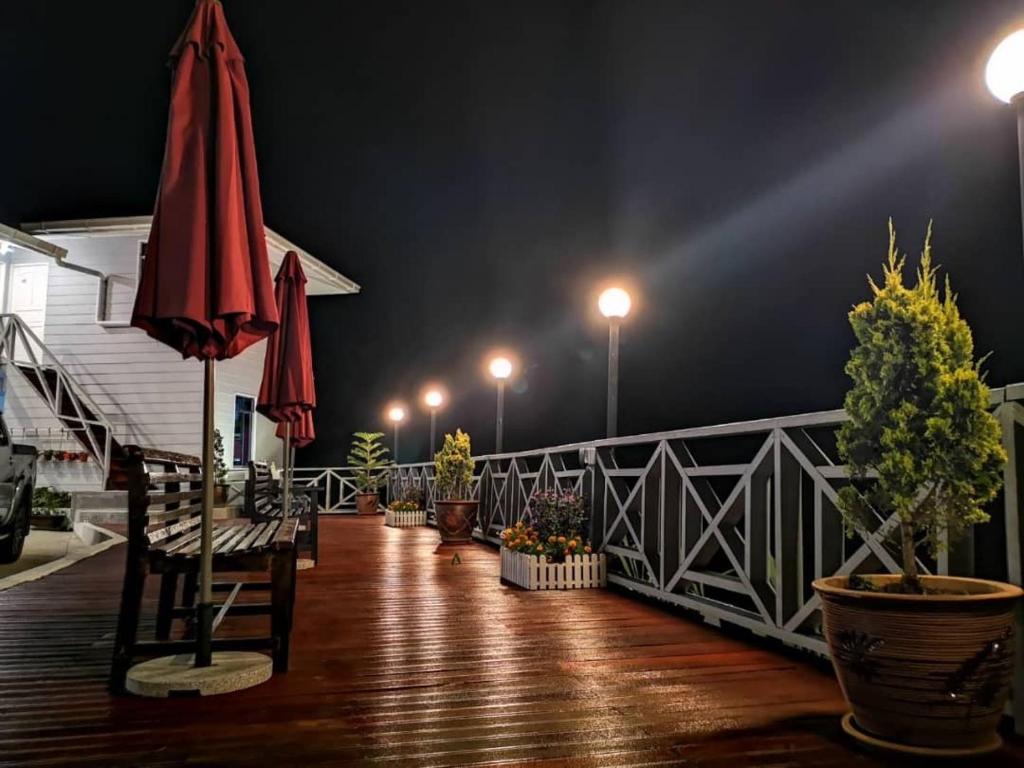 Balkón nebo terasa v ubytování Bayu Senja Lodge