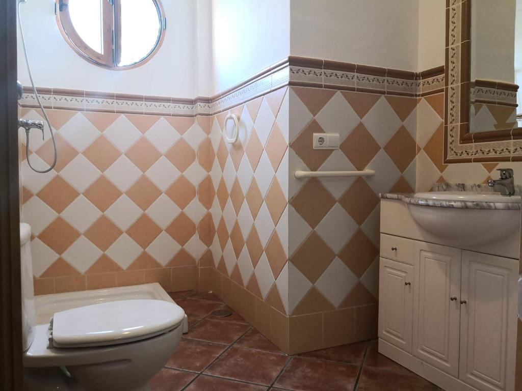 Koupelna v ubytování Villa Hierbabuena