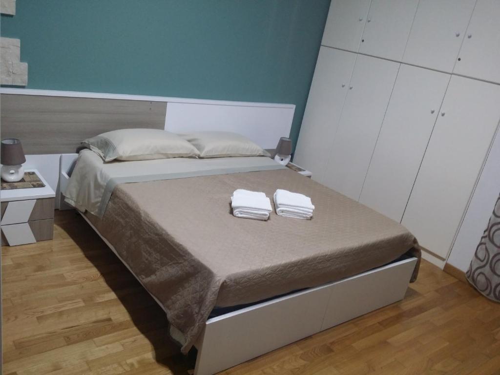 Postel nebo postele na pokoji v ubytování BnB Cheope