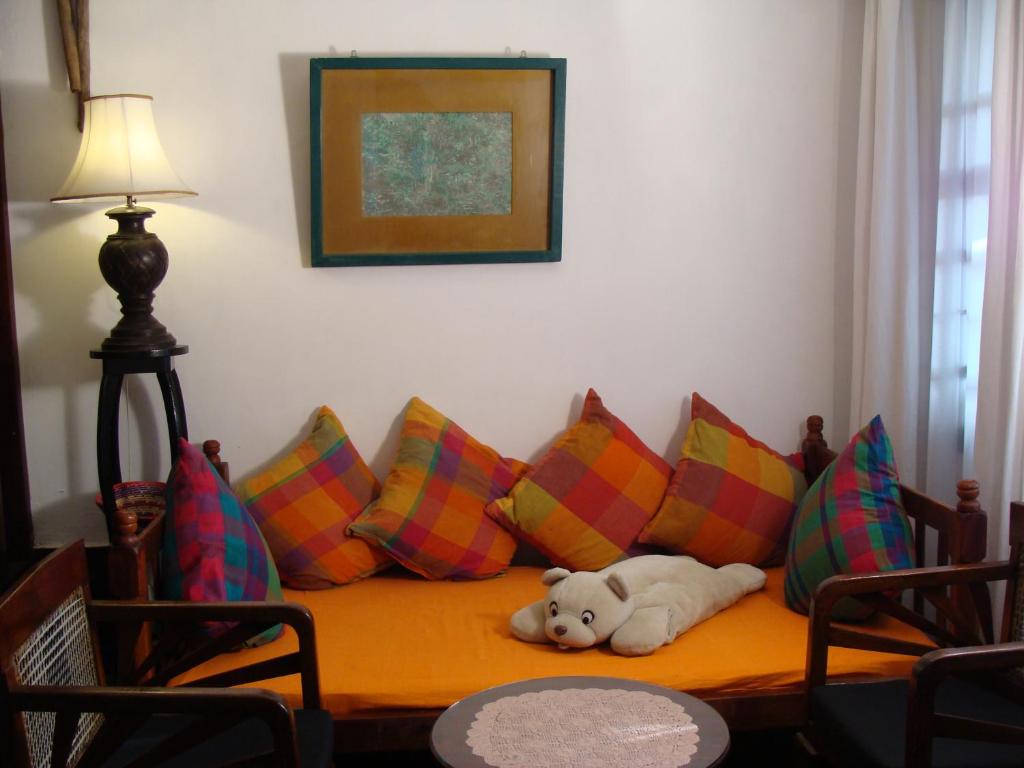 Posezení v ubytování The Icebear Guesthouse