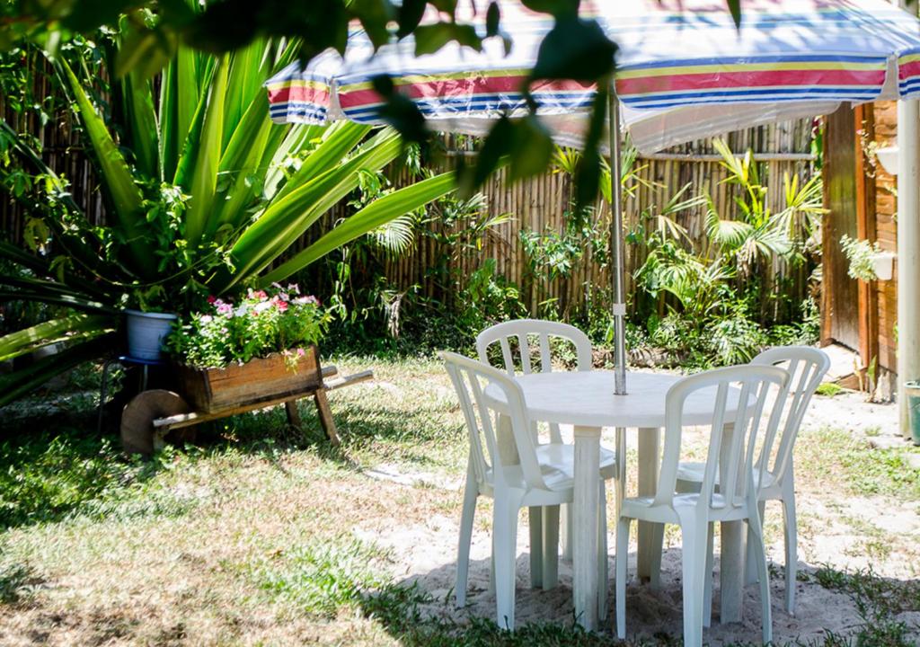 Um jardim em Pousada Renascer
