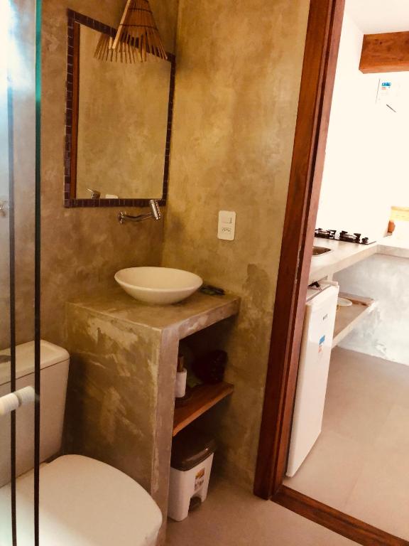 Koupelna v ubytování Sina Residencial