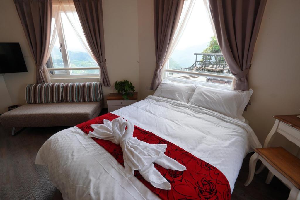 Postel nebo postele na pokoji v ubytování SunSweet House