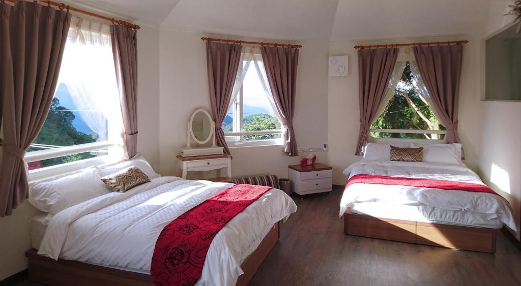 Postel nebo postele na pokoji v ubytování SunSweet House