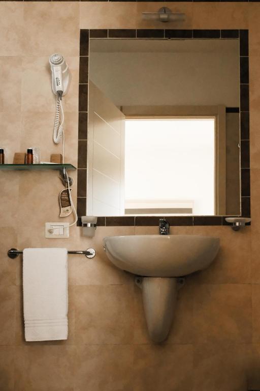 Koupelna v ubytování Stilhotel