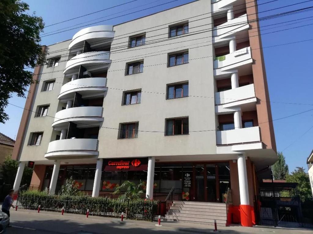 Budova, kde se aparthotel nachází