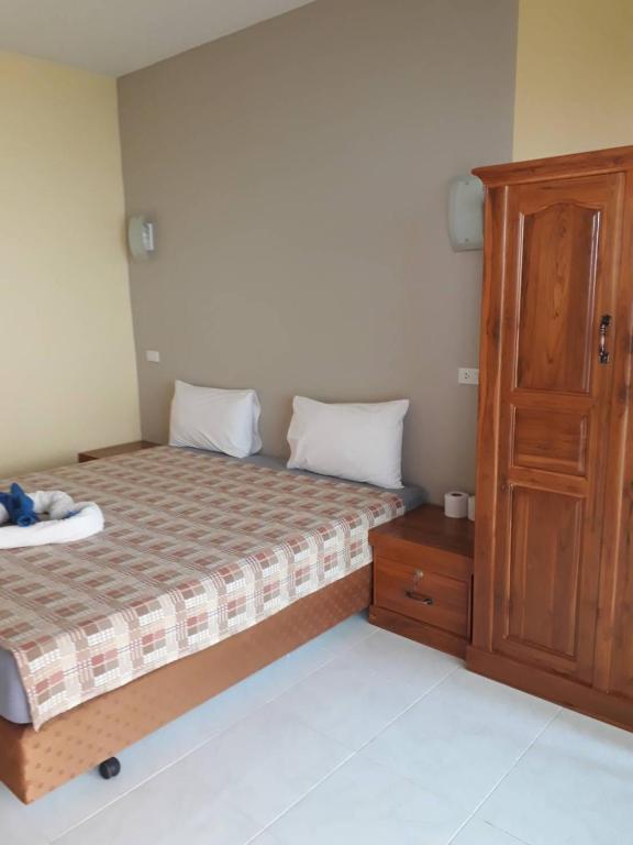 Postel nebo postele na pokoji v ubytování Spy home
