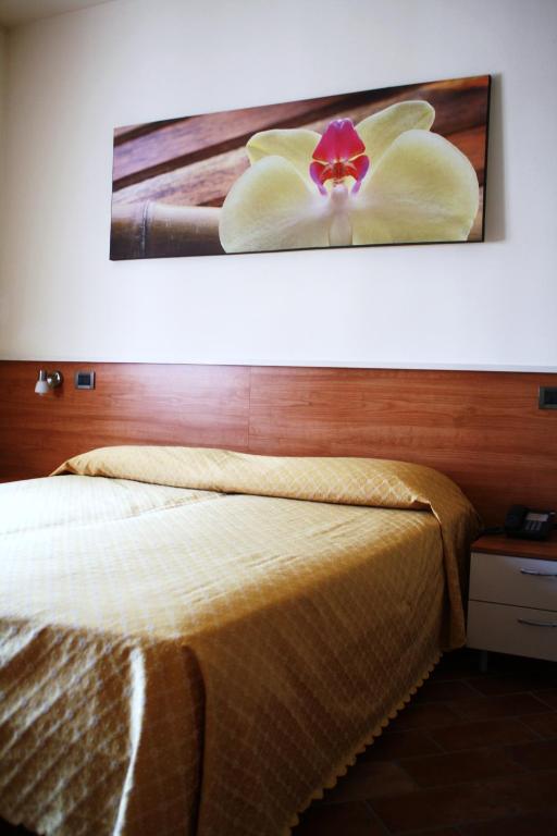 Postel nebo postele na pokoji v ubytování Bed&Wine