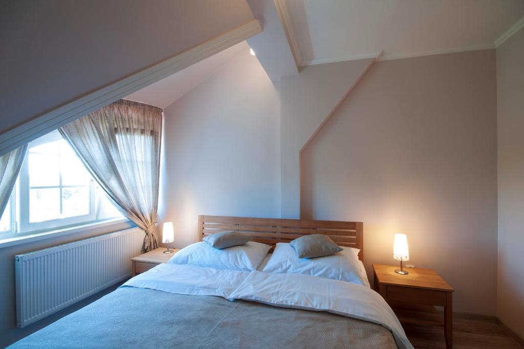 Posteľ alebo postele v izbe v ubytovaní Art Deco Hotel Hoffmann