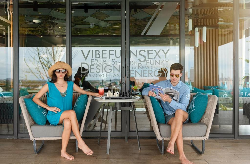 Hosté ubytování Cross Vibe Pattaya Seaphere