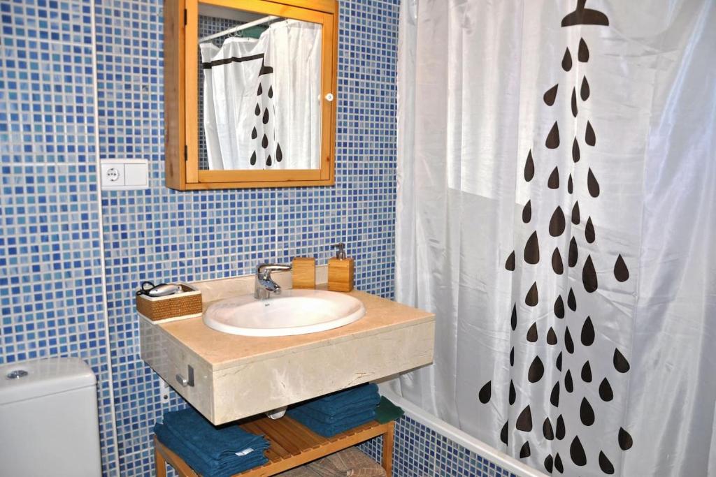 Koupelna v ubytování Casa Lucía