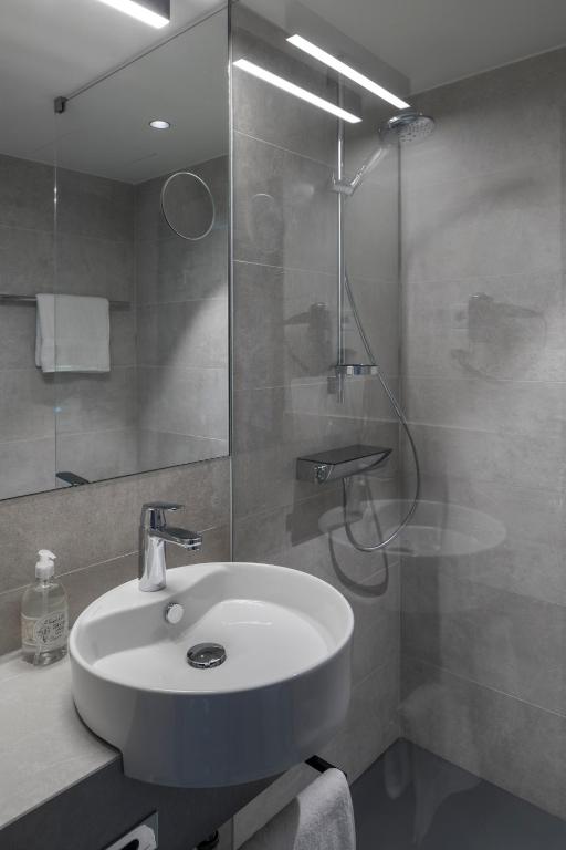 Koupelna v ubytování Hotel Rainers21