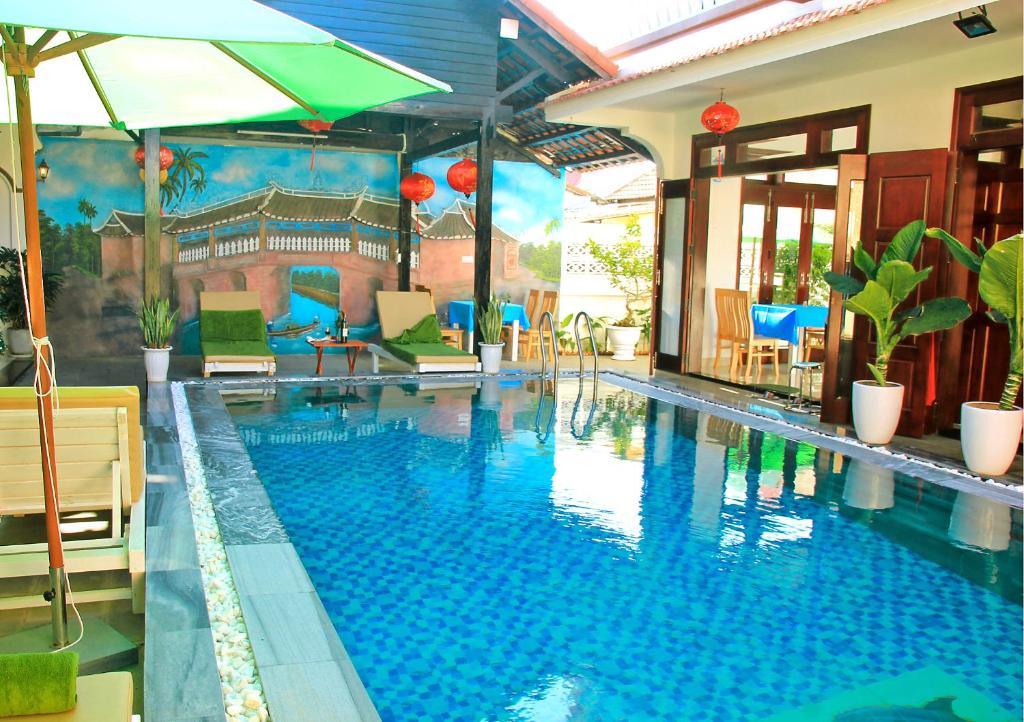 Bazén v ubytování Green Island Villa Hoi An nebo v jeho okolí