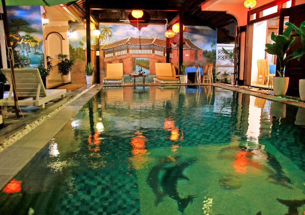 Bazén v ubytování Green Island Villa Hoi An nebo v jeho okolí