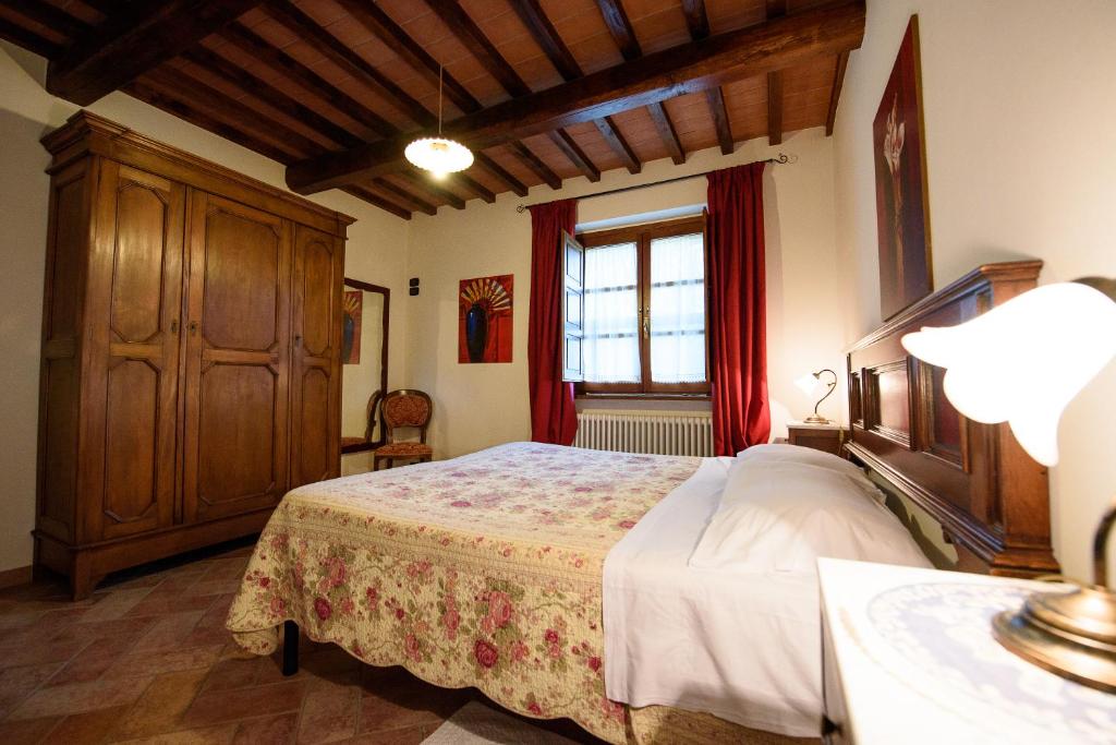 Postel nebo postele na pokoji v ubytování Villa Perugini