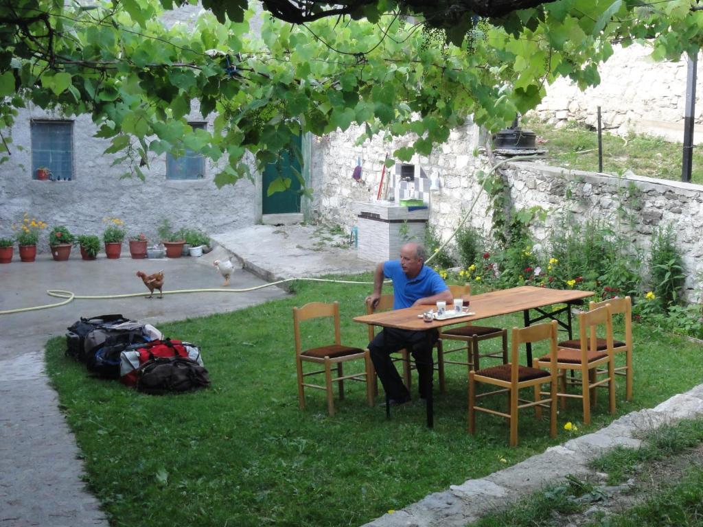 Zahrada ubytování Guesthouse Shtini