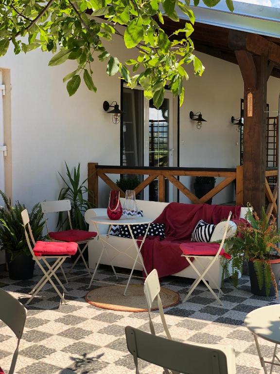 Patio nebo venkovní prostory v ubytování Magnolia by Radovanovic