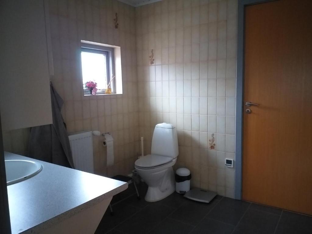 Koupelna v ubytování Villa in Brande