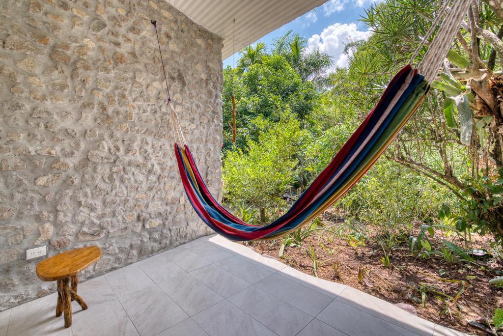 Zahrada ubytování Omega Tours Eco-Jungle Lodge