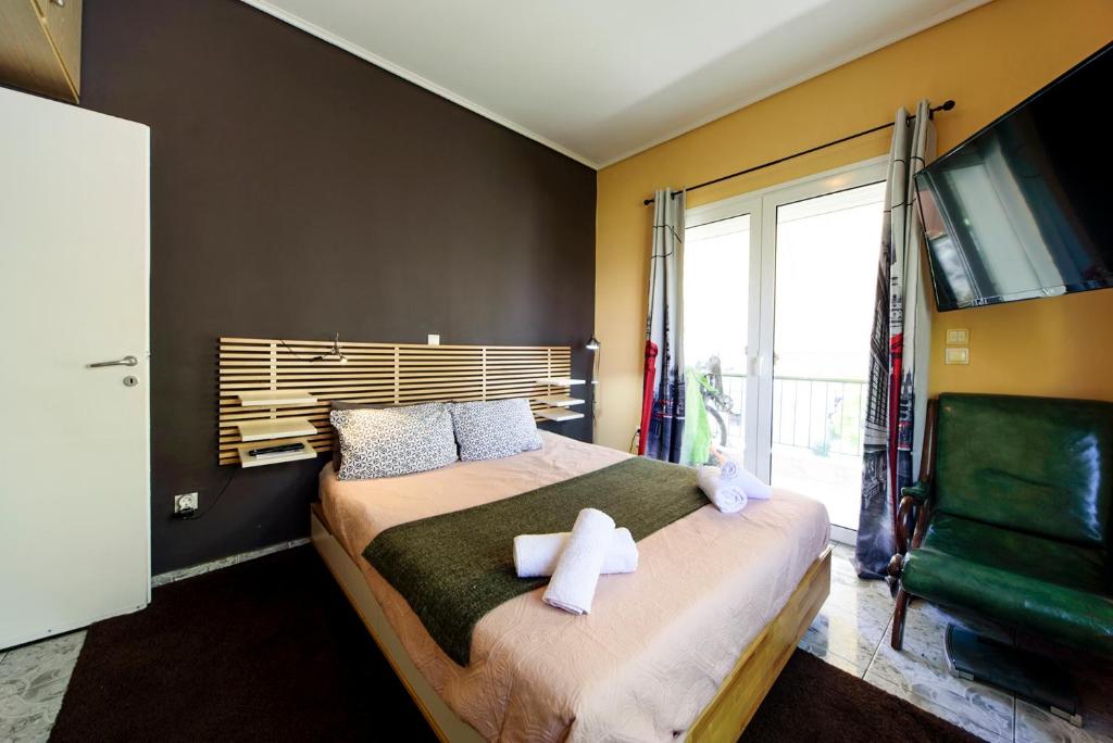 Posteľ alebo postele v izbe v ubytovaní warm cozy & quiet