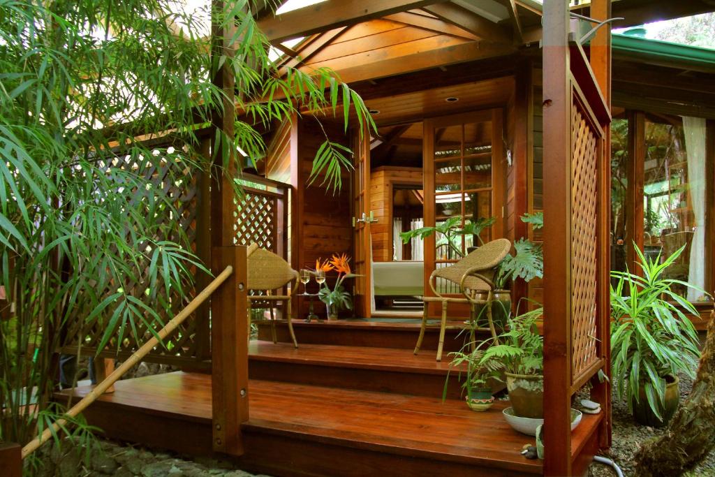 Zahrada ubytování Volcano Rainforest Retreat