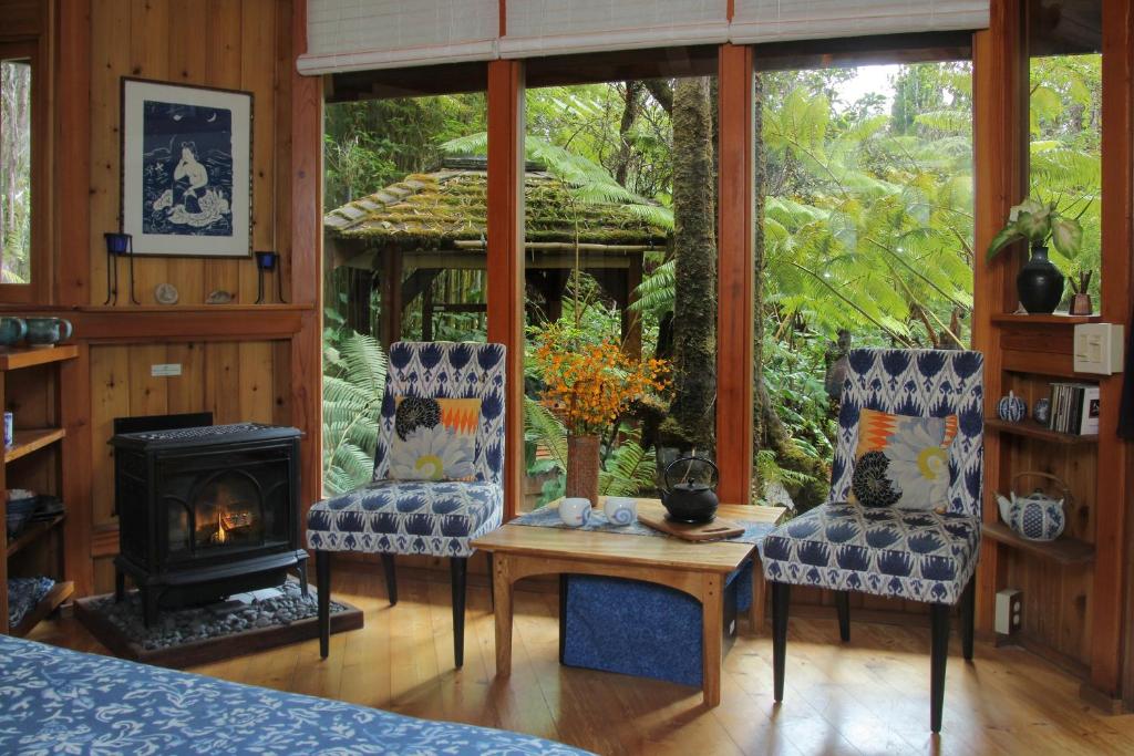 Zahrada ubytování Volcano Rainforest Retreat
