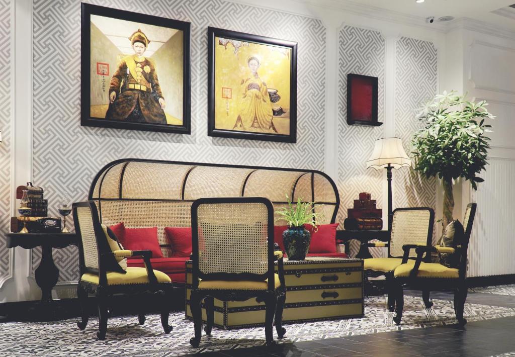 Posezení v ubytování Adora Art Hotel