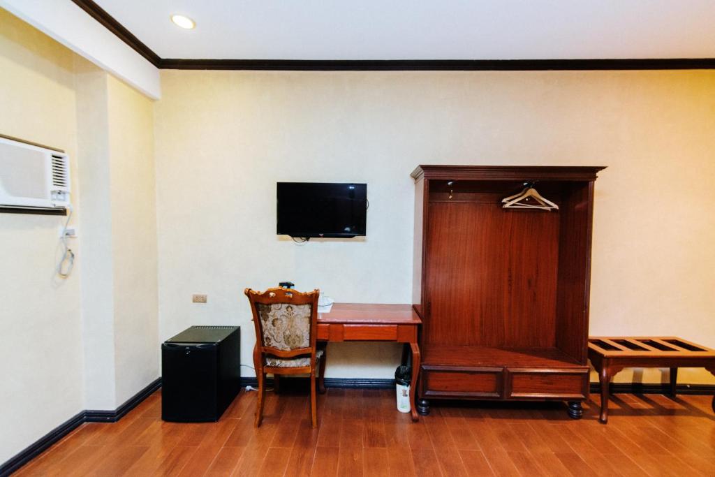 TV a/nebo společenská místnost v ubytování Hotel San Marco