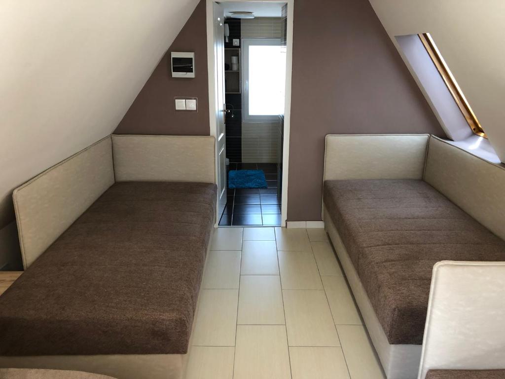 Posezení v ubytování Róma Apartmanház