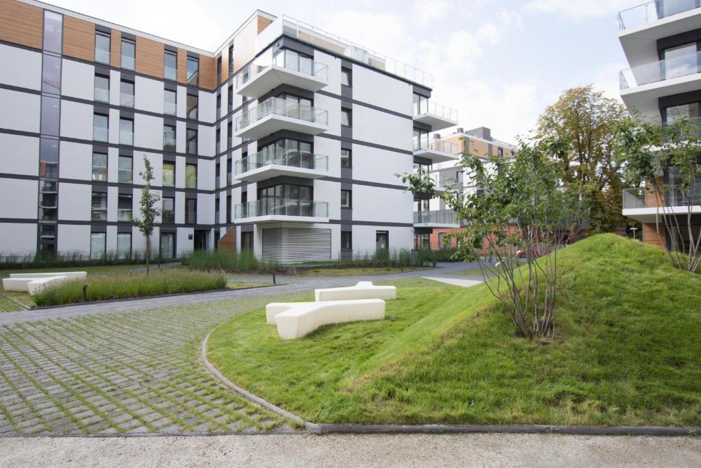 Zahrada ubytování Rakowicka Apartment